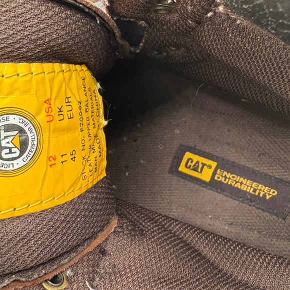 Caterpillar Alaska Techni Flex Leather Work Boots 12 Mens - Picture 10 of 15